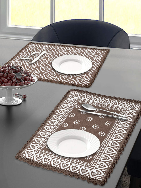 placemats for dining table set of 2