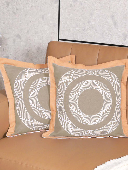 Lt. Beige / 2 Pcs Set-40x40 cm