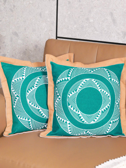 Teal / 2 Pcs Set-40x40 cm