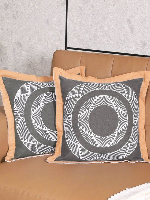 Brown / 2 Pcs Set - 40x40 cm