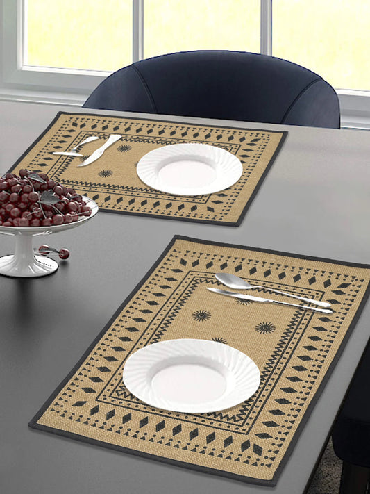 Jute Printed Decorative Table Placemat