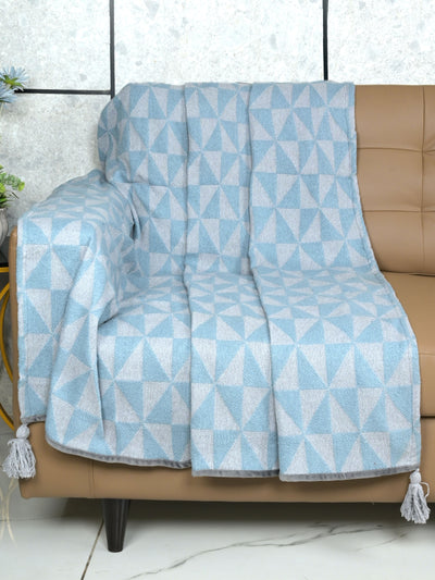 Meri Soft Polyester Sofa Throw Blanket | Lightweight & Cozy Decorative Cover for Sofa or Bed (Copy)