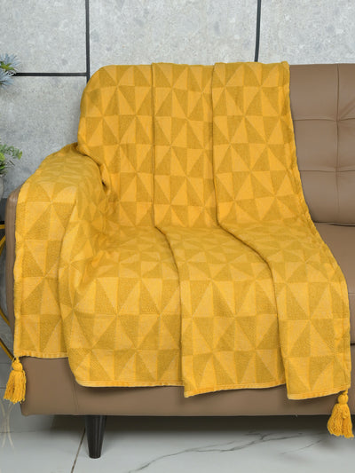 Meri Soft Polyester Sofa Throw Blanket | Lightweight & Cozy Decorative Cover for Sofa or Bed