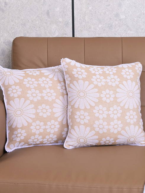 Beige / 2 Pcs Set-40x40 cm