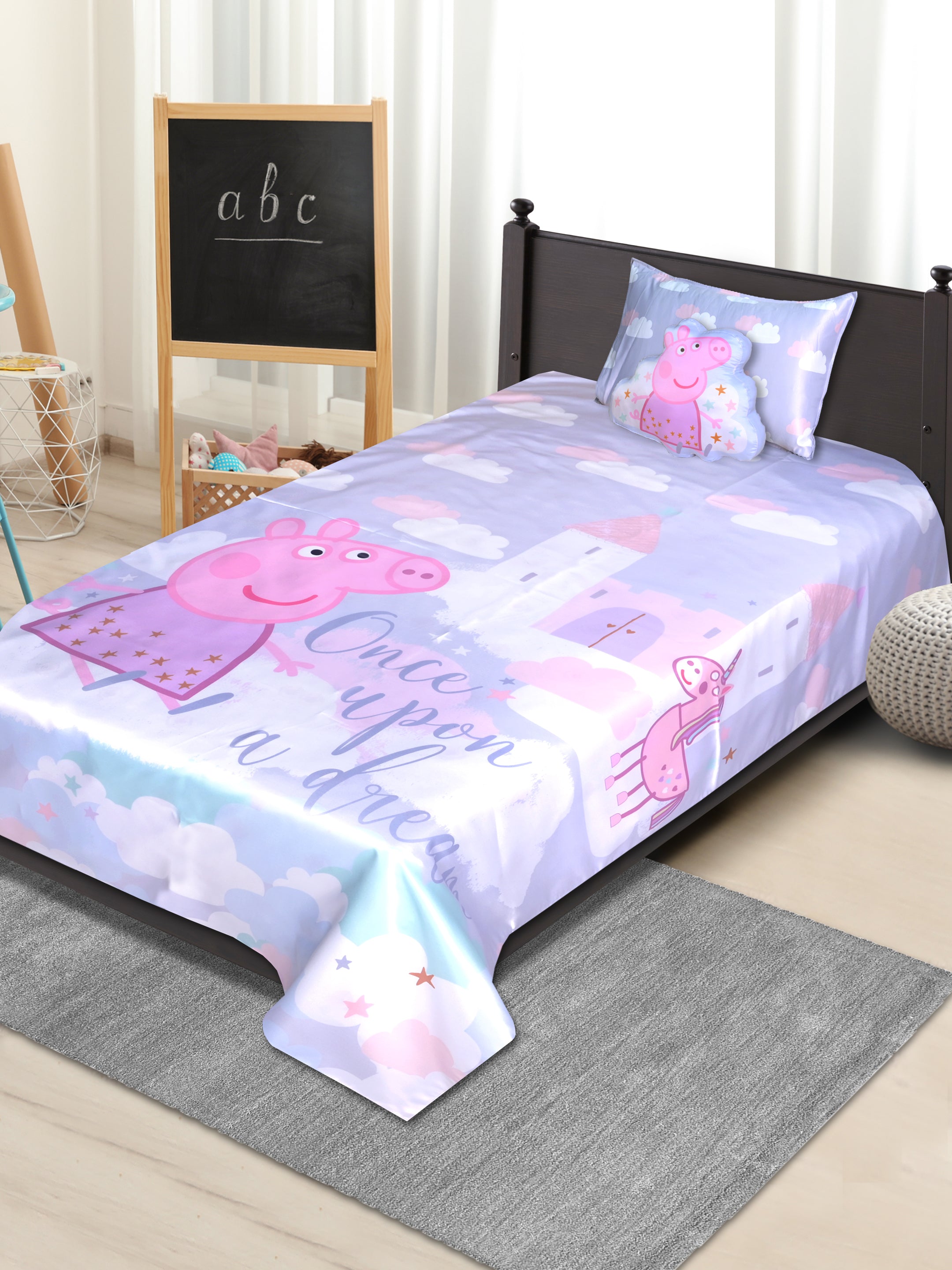 Peppa Pig Bedsheets Carpets More Peppa Pigs Kids Bedding