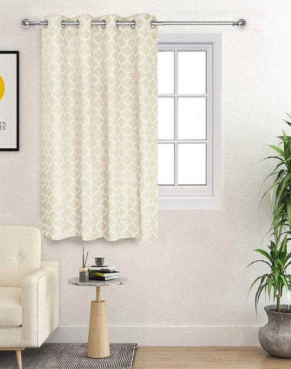 NOOR Cotton Curtains for Living Room | Elegant Drape & Breathable Fabric