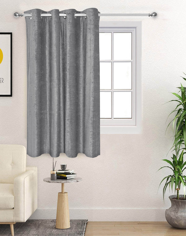 Reversible Glaze Blackout Curtain | Double Sided Satin & Velvet | Washable Non-Fading Non Shrinking