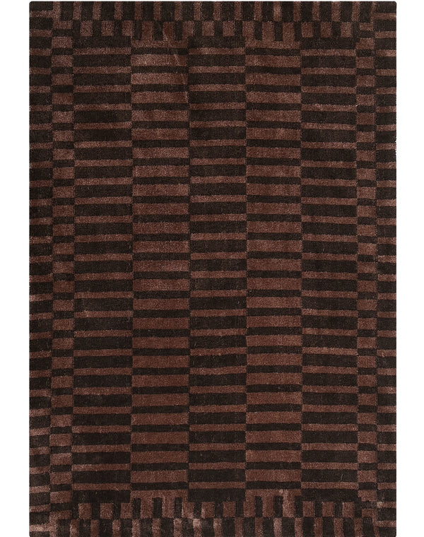 Rblin Modern Geometric Striped Carpet for Living, Drawing & Bedroom | Soft Polyester & olefin BCF Yarn Area Rug with Strong Backing (11mm Pile Height)