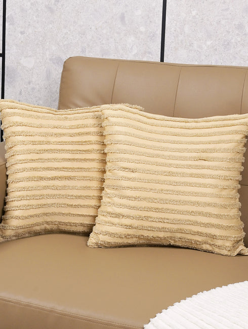 Beige / 2 Pcs Set - 40x40 cm