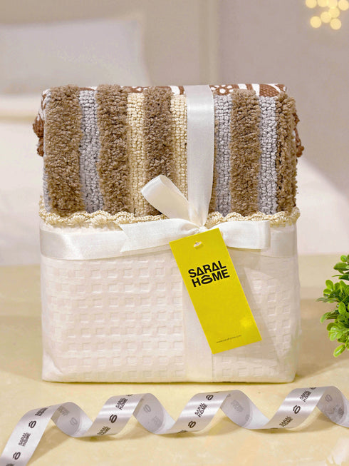 GIFT BASKET | Floor Mat & Mandala Table Mat | Combo Gift Basket