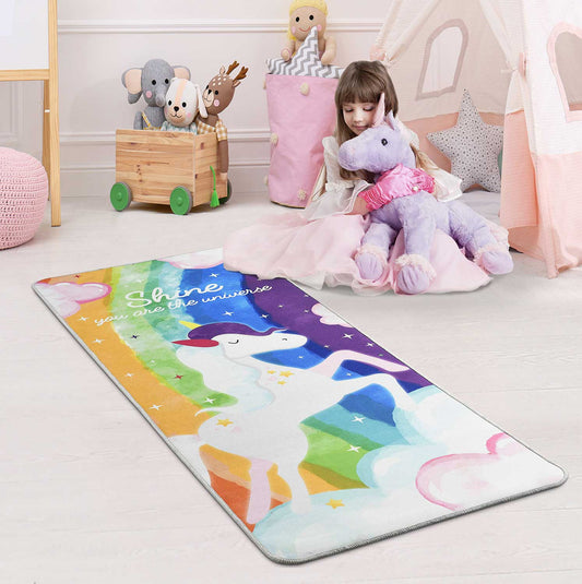 Buy Unicorn Soft Microfiber Antiskid Yoga / Exercise Mat Turquoise. Online