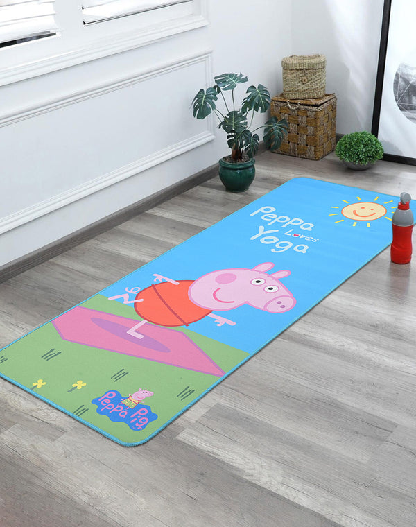 Peppa Pig Printed Yoga Mat with Carry Bag