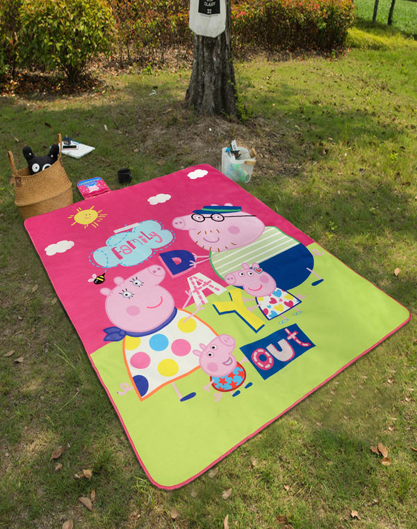 Peppa Picnic Mat 125x150cm ( 4x5 Ft) -Pink