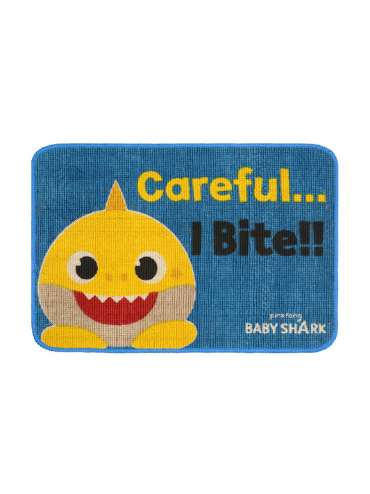 Saral Home Baby Shark Anti Skid Kids Jute Door Mat 40x60 Cms