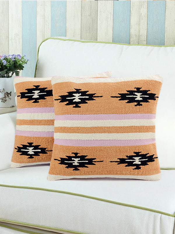 Char Gudde Style Cushion Cover-2pc (45 X 45cm)