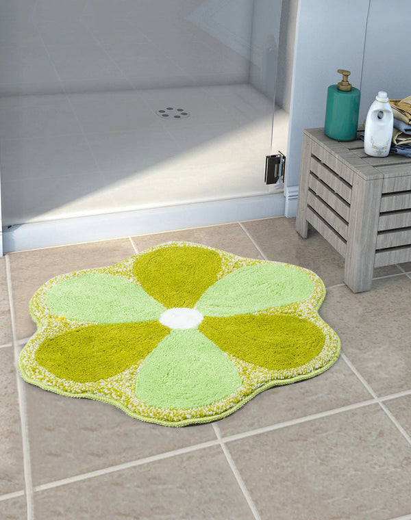 Gull Flower Micro Shape Bathmat – 60×60 cm (Bloom)
